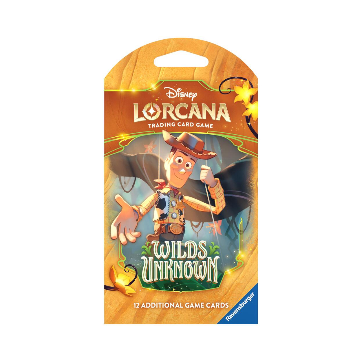 Disney Lorcana: Wilds Unknown Sleeved Booster Pack - Wilds Unknown (12)
